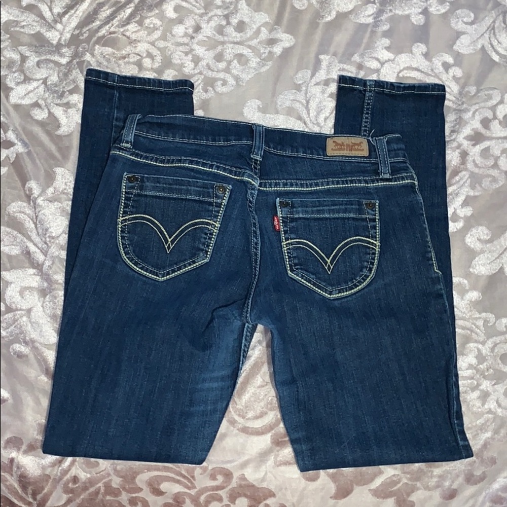 Levi’s 524 Too Superlow Blue Jeans